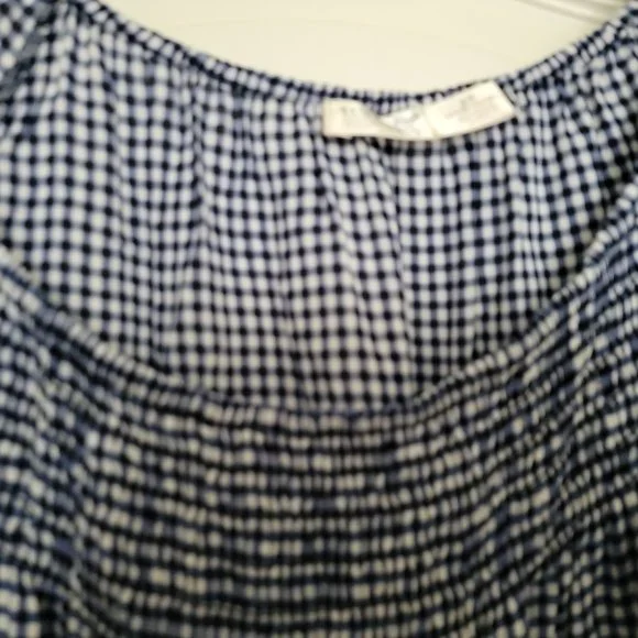 Terra and Sky Woman's Blue and White Size Blouse 2X - Picture 6 of 9
